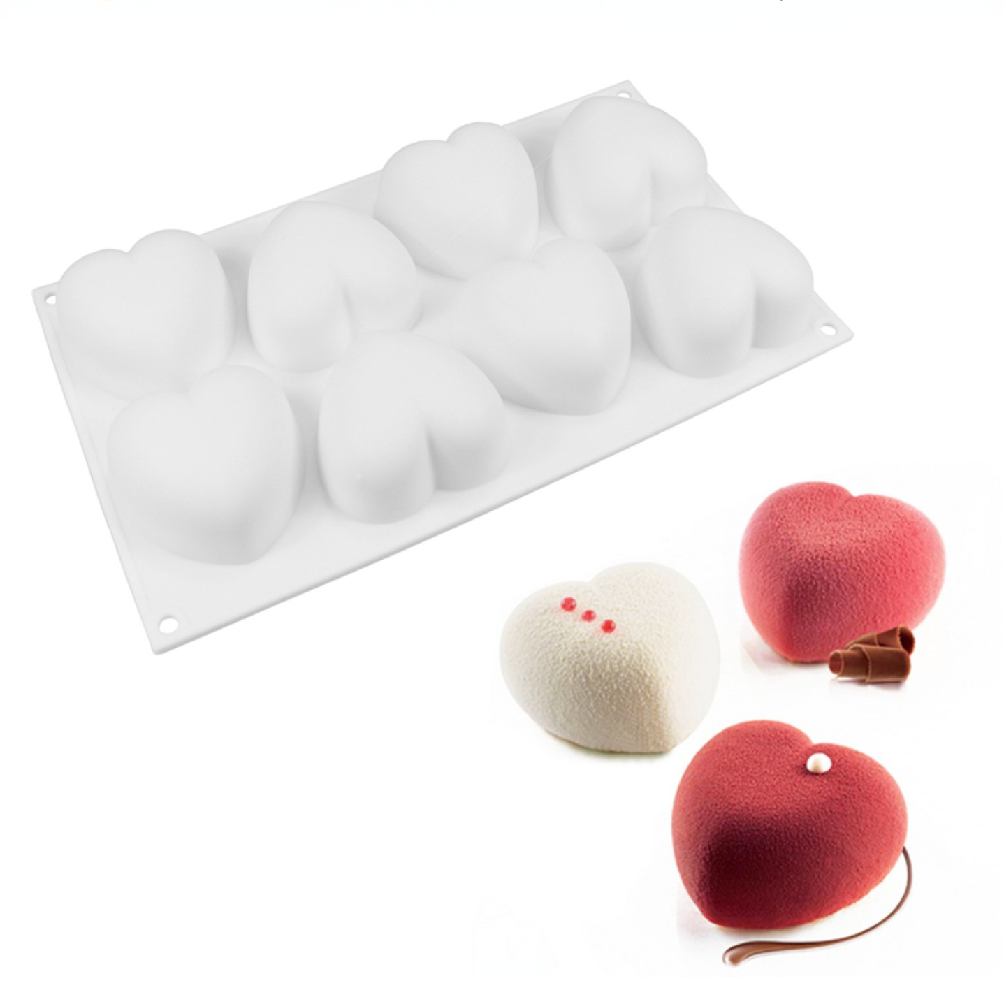 Soap Making Activity - الحب القلب سيليكون قالب الصابون اليدوية