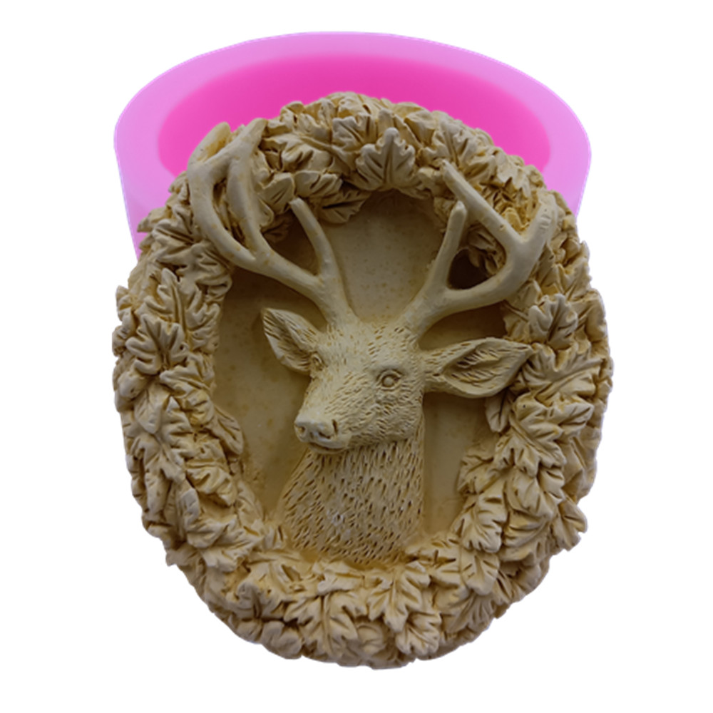 Soap Making Activity - الغزلان تصميم الصابون قالب من السيليكون