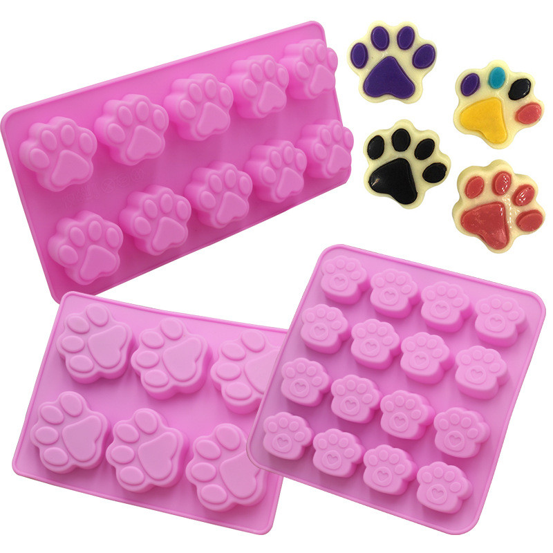 Soap Making Material - القط مخلب شكل الشوكولاته قالب من