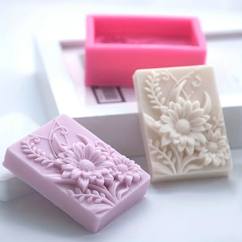 ثلاثية الأبعاد زهرة مربع الصاب - مراجعة Soap Making Additives وسعره