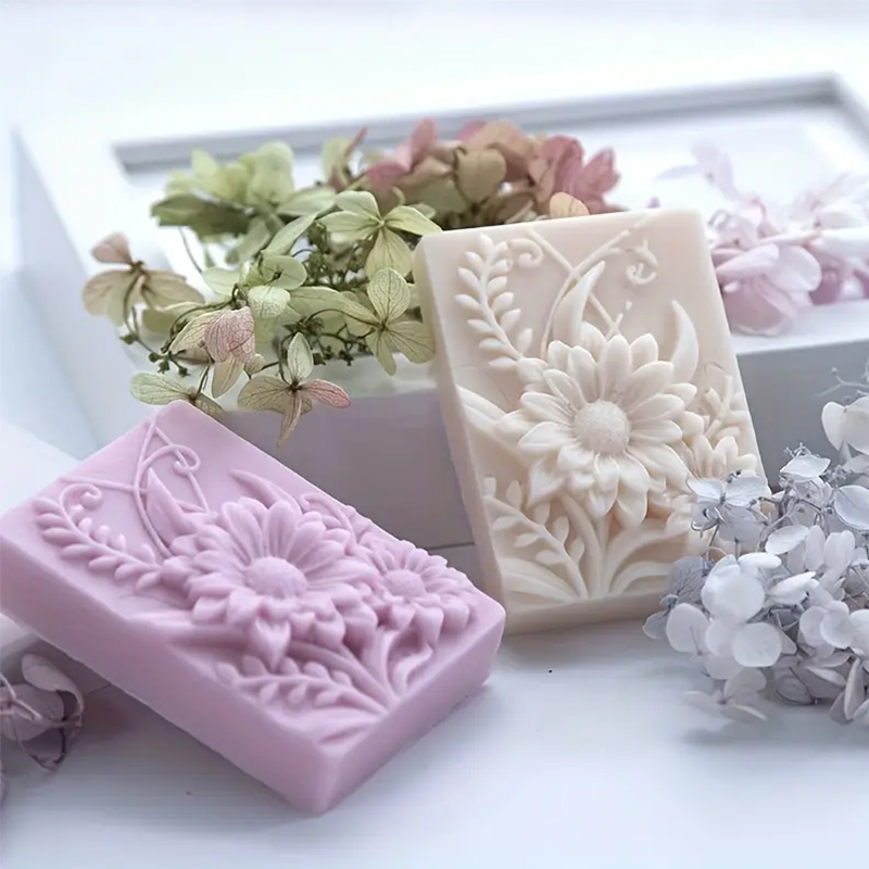 ثلاثية الأبعاد زهرة مربع الصاب - مراجعة Soap Making Additives وسعره